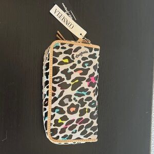 Consuela Multicolor Leopard Print Wallet